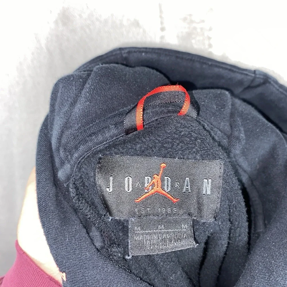 Nike Air Jordan Paris Saint-Germain PSG Hoodie Sweatshirt Men's M Black Soccer
